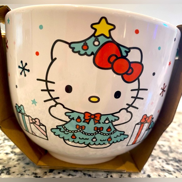 Hello Kitty Ceramic Bowl with Chopsticks - Picture 3 of 6